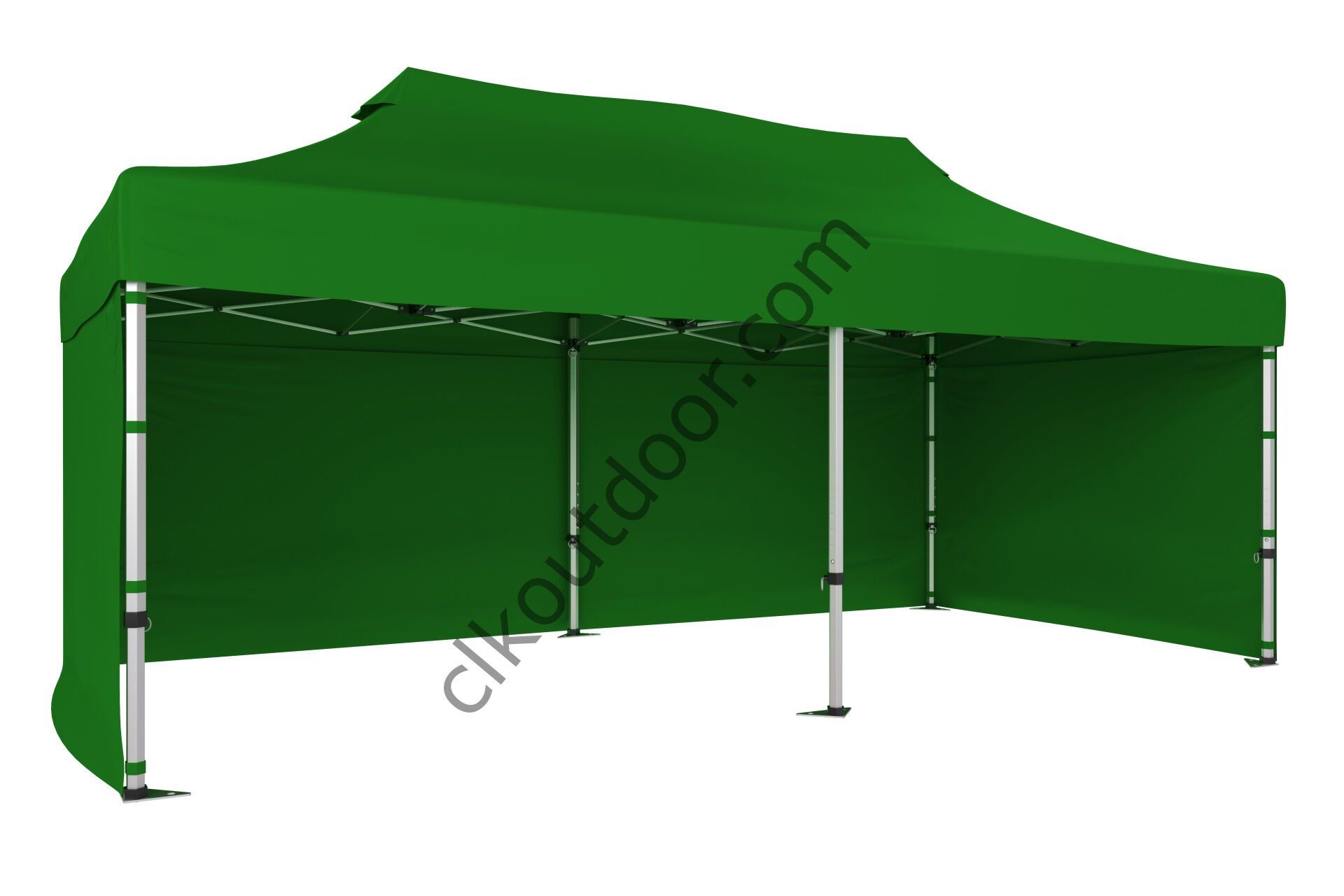 CLK 4x8 40 mm Katlanabilir Tente Gazebo Çadır Gazebo Çadır 3 Yan Kapalı Benetton Yeşil