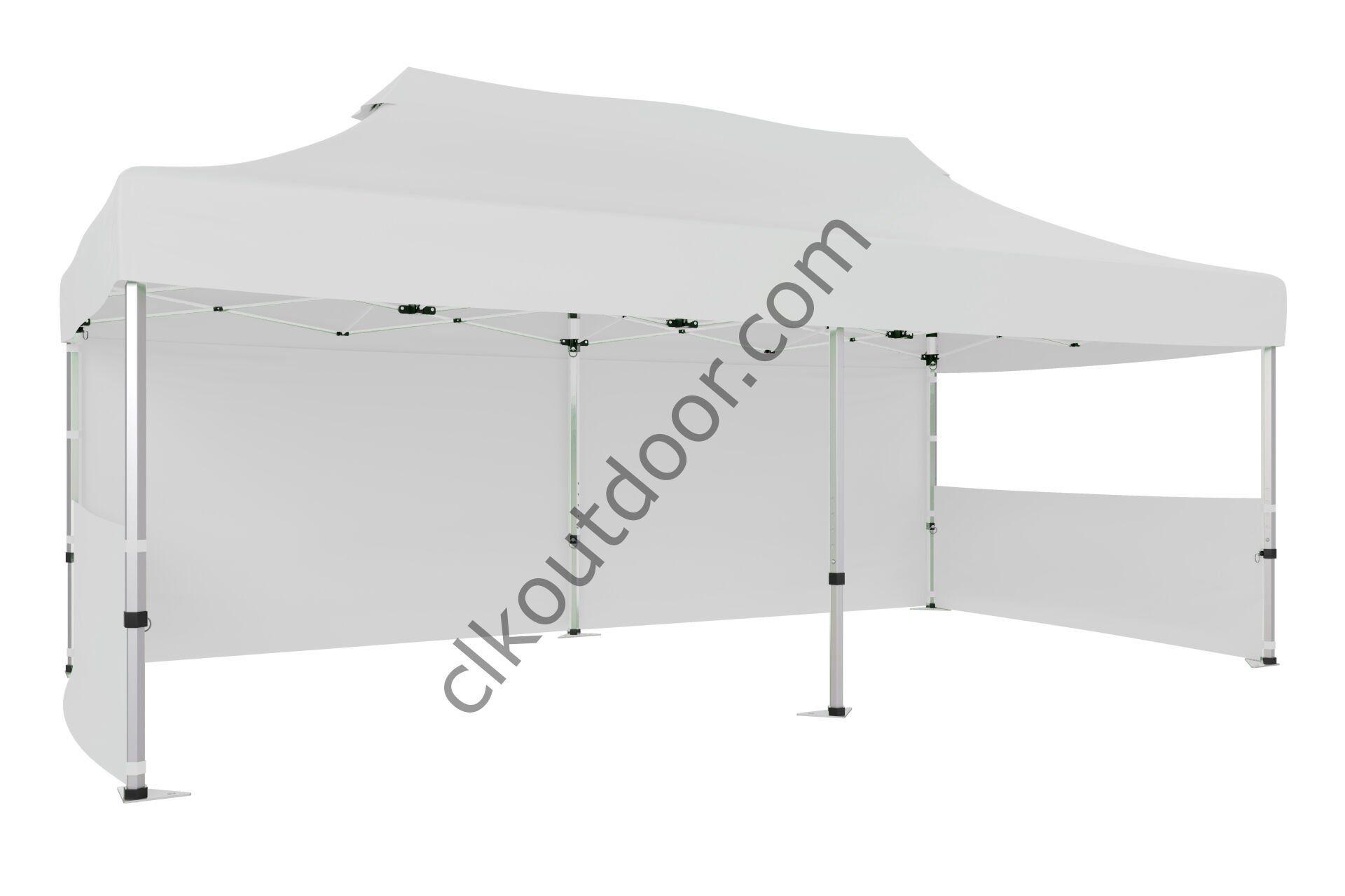 CLK 4x8 40 mm Katlanabilir Tente Gazebo Çadır Gazebo Çadır 1 Tam Duvar 2 Yarım Duvar Beyaz
