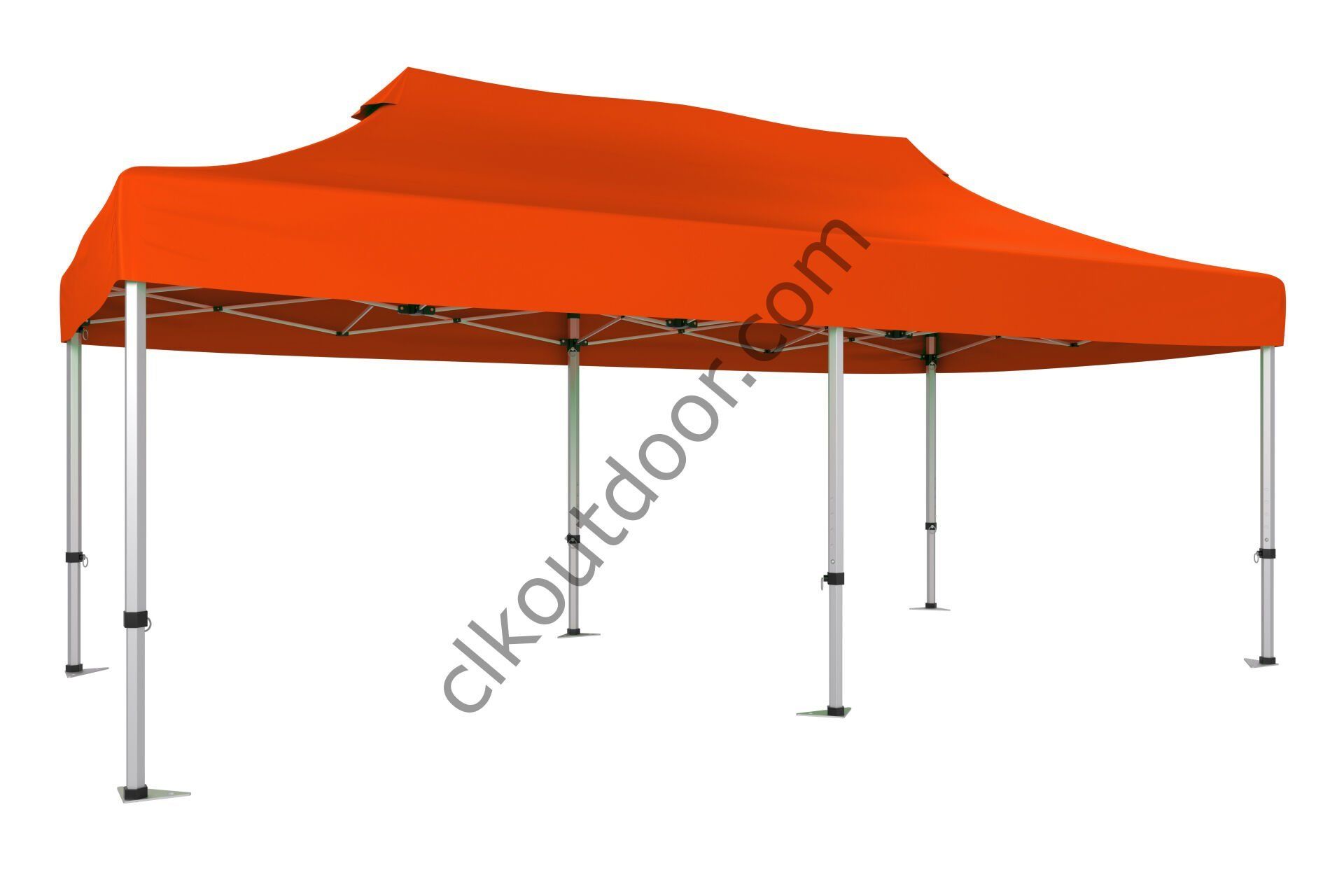 CLK 4x8 40 mm Katlanabilir Tente Gazebo Çadır Gazebo Çadır Katlanır Çardak Turuncu
