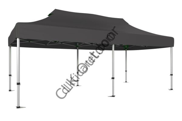 CLK 2,5x5 40 mm Katlanabilir Tente Gazebo Çadır Gazebo Çadır Gri