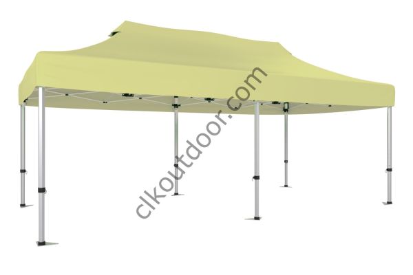 CLK 4x8 40 mm Katlanabilir Tente Gazebo Çadır Gazebo Çadır Katlanır Çardak Bej