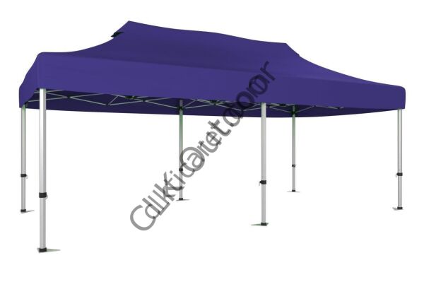CLK 2,5x5 40 mm Katlanabilir Tente Gazebo Çadır Gazebo Çadır Lacivert