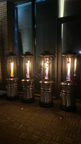 CLK Tüplü Fener Soba Tüplü Dekoratif Bahçe Isıtıcı Çelik Inox Paslanmaz