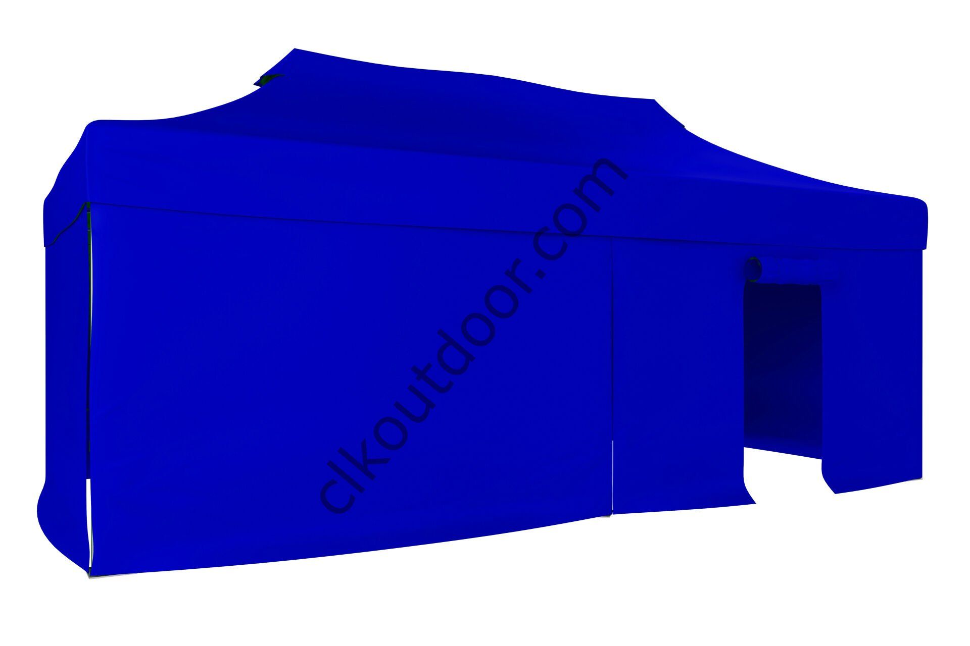 CLK 4x8 40 mm Katlanabilir Tente Gazebo Çadır Gazebo Çadır 3 Yan Kapalı 1 Kapılı Saks Mavi