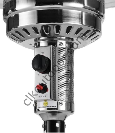 CLK Palmiye Soba Mantar Şemsiye Isıtıcı Siyah Tüplü Taşınabilir Dekoratif Isıtıcı