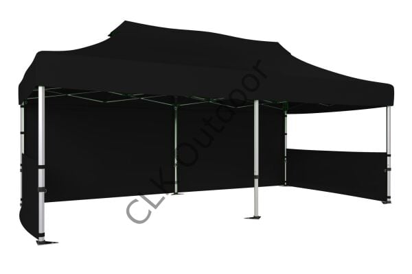 CLK 2,5x5 40 mm Katlanabilir Tente Gazebo Çadır Gazebo Çadır 1 Tam Duvar 2 Yarım Duvar