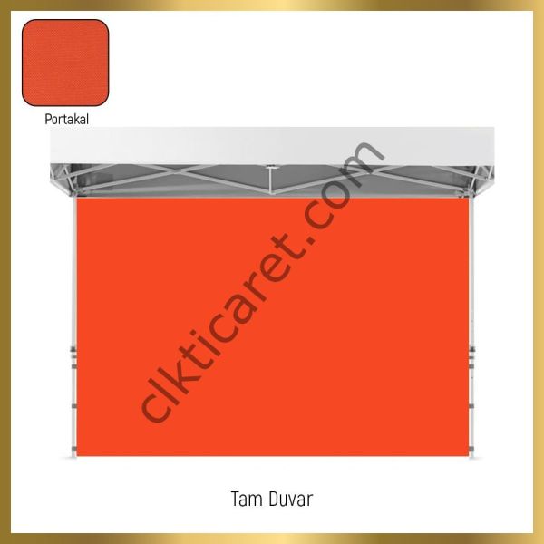 CLK 2x2 Katlanabilir Tente Gazebo Portatif Çadır 30 mm 2 Yan Kapalı