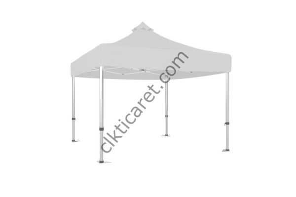 CLK 4x4 52mm Kalın Alüminyum Katlanabilir Tente Gazebo Çadır Beyaz