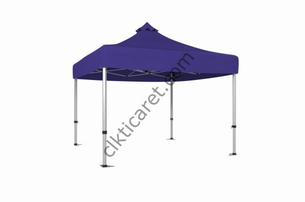 CLK 4x4 52mm Kalın Alüminyum Katlanabilir Tente Gazebo Çadır Lacivert