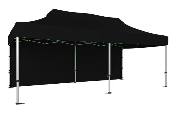 CLK 3x6 40 mm Katlanabilir Tente Gazebo Çadır Gazebo Çadır Arkası Kapalı