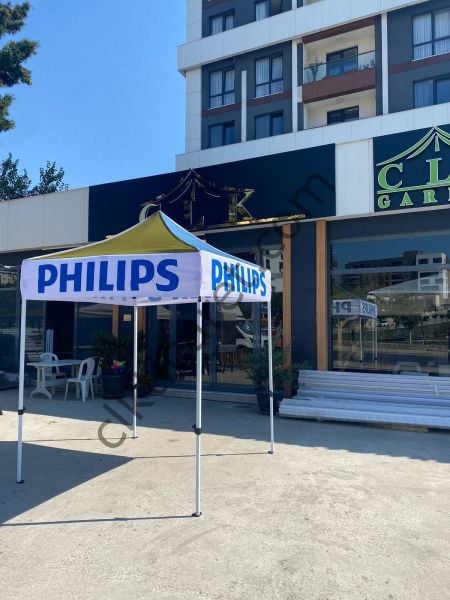 CLK 2x2 Baskılı Gazebo Çadır Portatif Tente Set