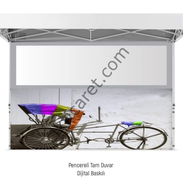 CLK 2x3 Baskılı Gazebo Çadır Portatif Tente Set