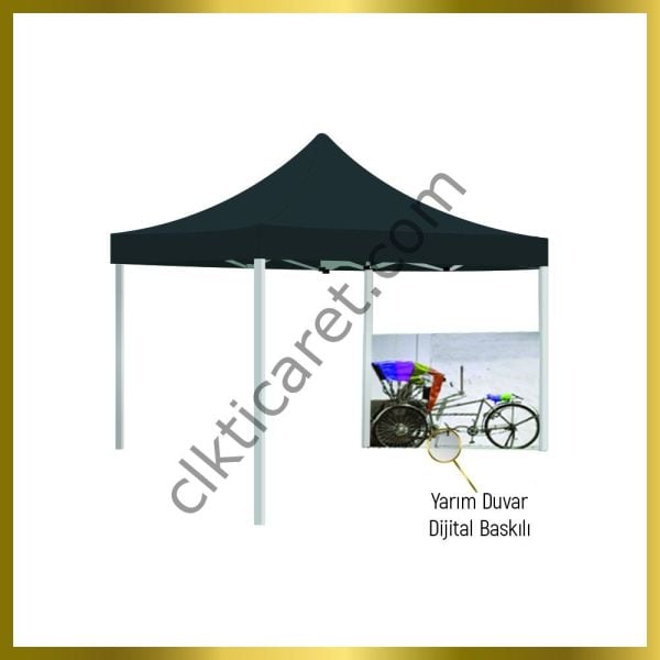 CLK 2x3 Baskılı Gazebo Çadır Portatif Tente Set