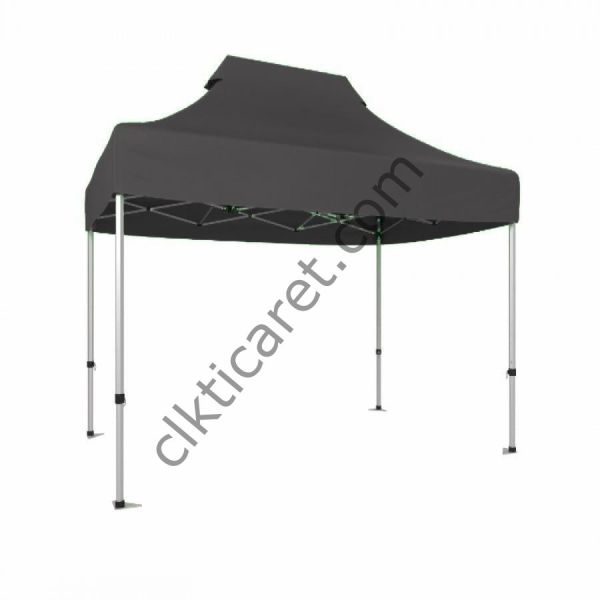 CLK 2x3 40mm Alüminyum Katlanabilir Portatif Tente Gazebo Çadır Gri