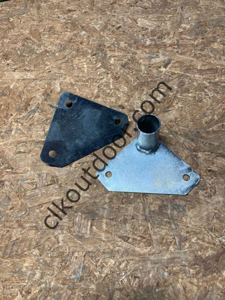 CLK 2x4 mt 40mm Alüminyum Katlanabilir Tente Gazebo Çadır 3 Kenar Yarım Duvarlı Saks Mavi