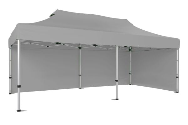 CLK 3x6 40mm Alüminyum Katlanabilir Tente Gazebo Çadır 2 Yan Kapalı