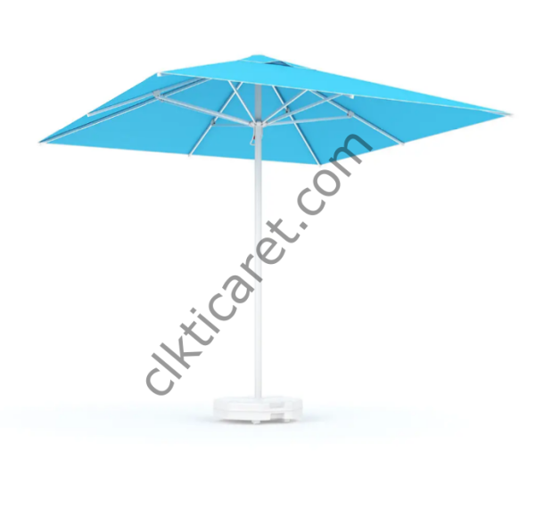 CLK 2,5x2,5 mt Q50 Mega Şemsiye Bahçe Cafe Havuz Otel Plaj Şemsiyeleri