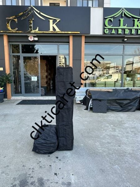 CLK 3x6 Verendalı 30 mm Profil Katlanır Portatif Gazebo Kamp Çadır Yeşil Haki Askeri Yeşil