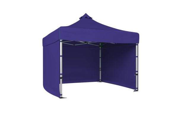 CLK 3x3 52mm Kalın Alüminyum Katlanabilir Tente Gazebo Çadır 3 Kenar Kapalı