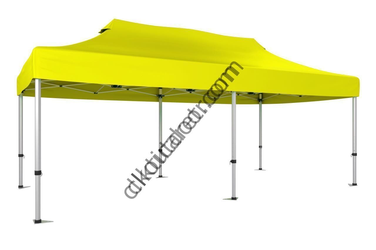 CLK 2x4 40mm Alüminyum Katlanabilir Tente Gazebo Çadır Sarı