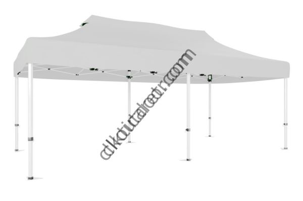 CLK 2x4 40mm Alüminyum Katlanabilir Tente Gazebo Çadır Beyaz