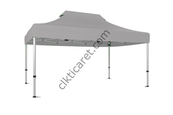 CLK 4x6 52mm Kalın Alüminyum Katlanabilir Tente Gazebo Çadır Gazebo Çadır Açık Gri
