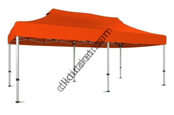 CLK 2x4 40mm Alüminyum Katlanabilir Tente Gazebo Çadır Turuncu