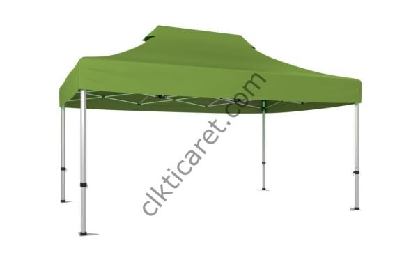 CLK 4x6 52mm Kalın Alüminyum Katlanabilir Tente Gazebo Çadır Gazebo Çadır Haki Askeri Yeşil