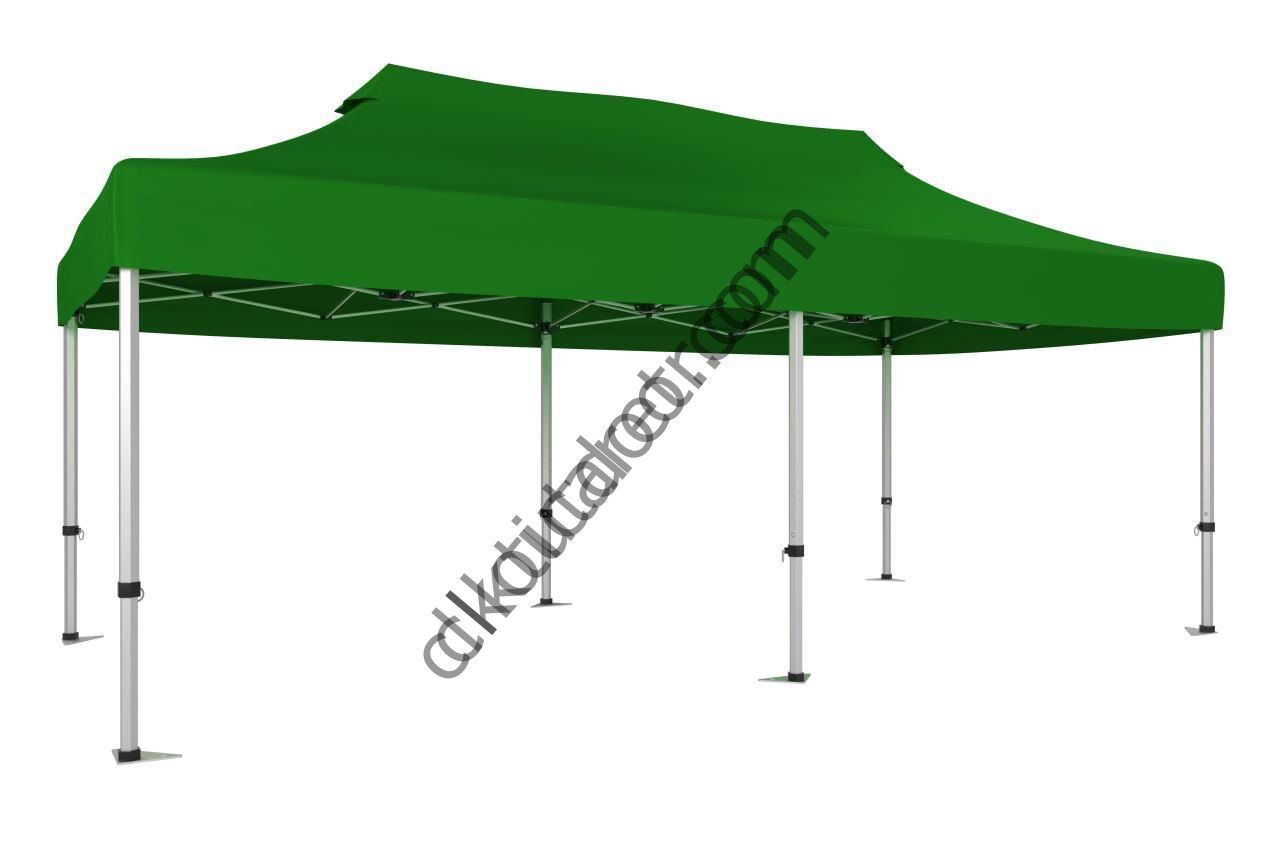 CLK 2x4 40mm Alüminyum Katlanabilir Tente Gazebo Çadır Benetton Yeşil