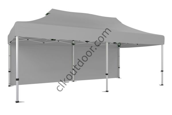 CLK 2x4 40mm Alüminyum Katlanabilir Tente Gazebo Çadır Arkası Kapalı Saks Mavi