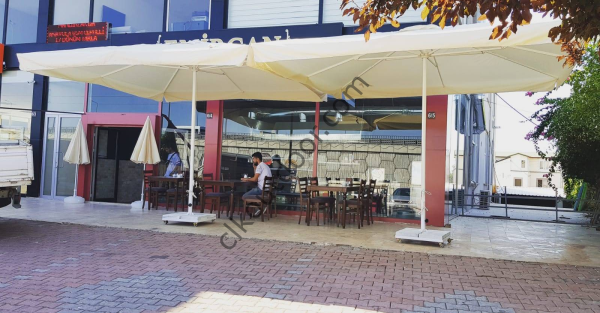 CLK 4x4 Metre Mega Q60 Şemsiye Bahçe Cafe Havuz Otel Restorant Şemsiyeleri