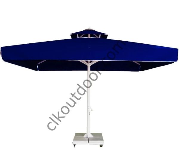 CLK 3,5x3,5 Metre Saçaklı Eko Model Krank Sistem Teleskopik Şemsiye Q80 Profil