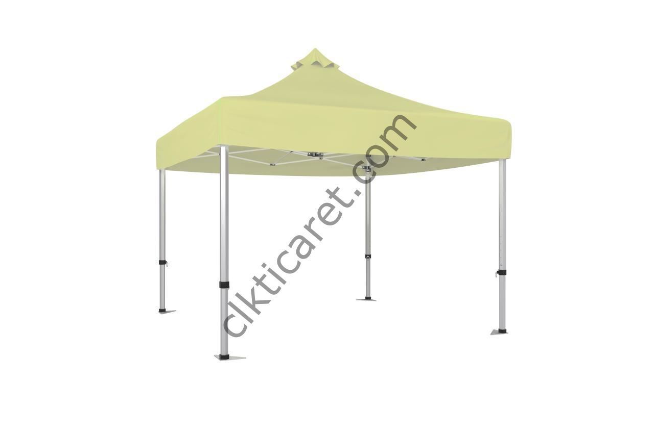 CLK 2,5x2,5 Katlanabilir Tente Gazebo Çadır 40mm Gazebo Çadır Krem