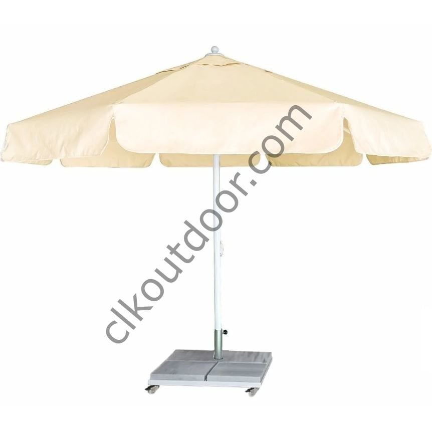 CLK 4 Metre Yuvarlak Mega Q60 Şemsiye Bahçe Cafe Havuz Otel Restorant Şemsiyeleri