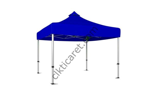CLK 2,5x2,5 Katlanabilir Tente Gazebo Çadır 40mm Gazebo Çadır Saks Mavi