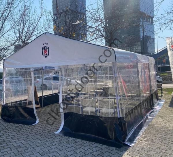 CLK 4x6 Metre Kamelya Bahçe Tentesi Kış Bahçesi Branda