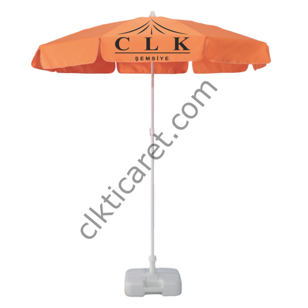 CLK Logo Baskılı Güneş Plaj Havuz Şemsiyeleri İmalatı Satışı