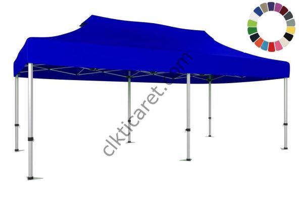 CLK 4x8 52mm Kalın Alüminyum Katlanabilir Tente Gazebo Çadır Gazebo Çadır Benetton Yeşil