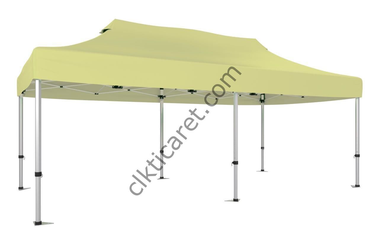 CLK 4x8 52mm Kalın Alüminyum Katlanabilir Tente Gazebo Çadır Gazebo Çadır Krem