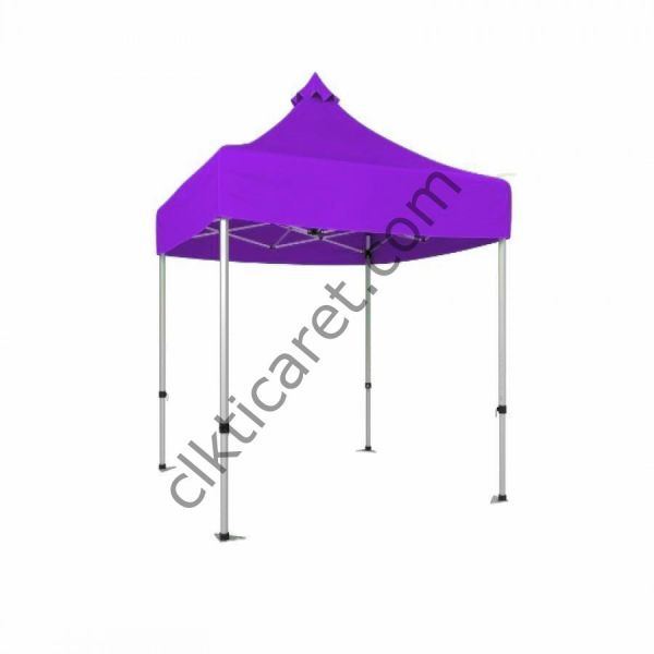 CLK 2x2 40mm Alüminyum Katlanabilir Tente Gazebo Çadır Lila