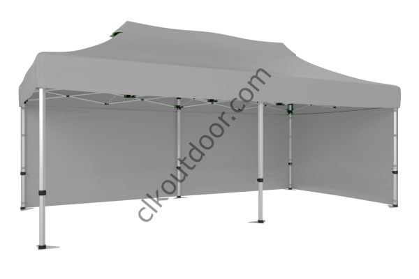 CLK 2x4 mt 40mm Alüminyum Katlanabilir Tente Gazebo Çadır 2 Yan Kapalı