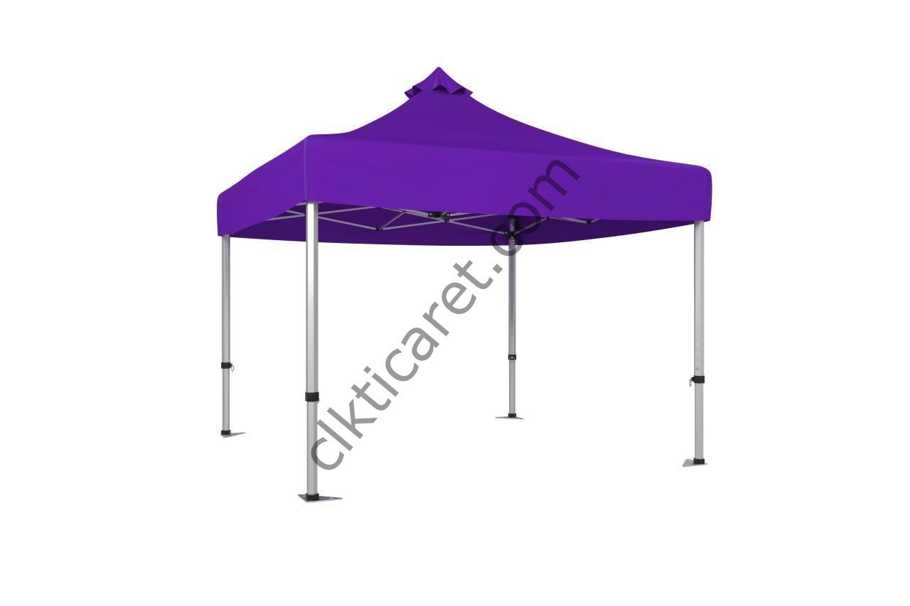 CLK 4x4 Katlanabilir Tente Gazebo Çadır 40mm Mor