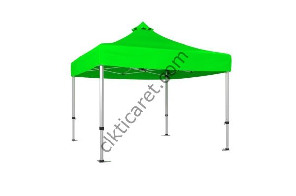 CLK 5x5 52mm Kalın Alüminyum Katlanabilir Tente Gazebo Çadır Gazebo Çadır Açık Yeşil