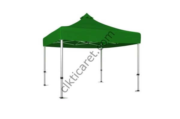 CLK 5x5 52mm Kalın Alüminyum Katlanabilir Tente Gazebo Çadır Gazebo Çadır Benetton Yeşil