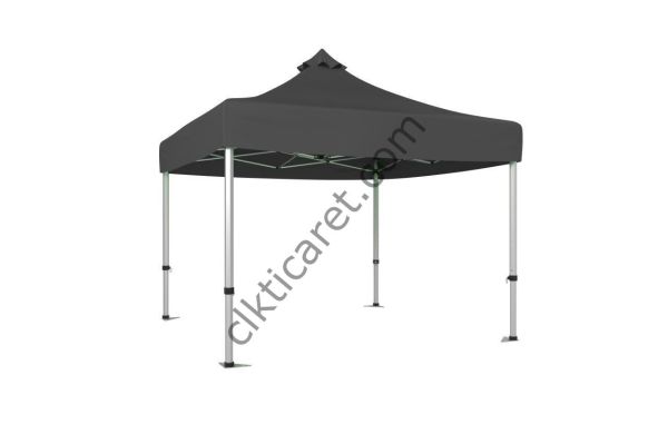 CLK 5x5 52mm Kalın Alüminyum Katlanabilir Tente Gazebo Çadır Gazebo Çadır Gri
