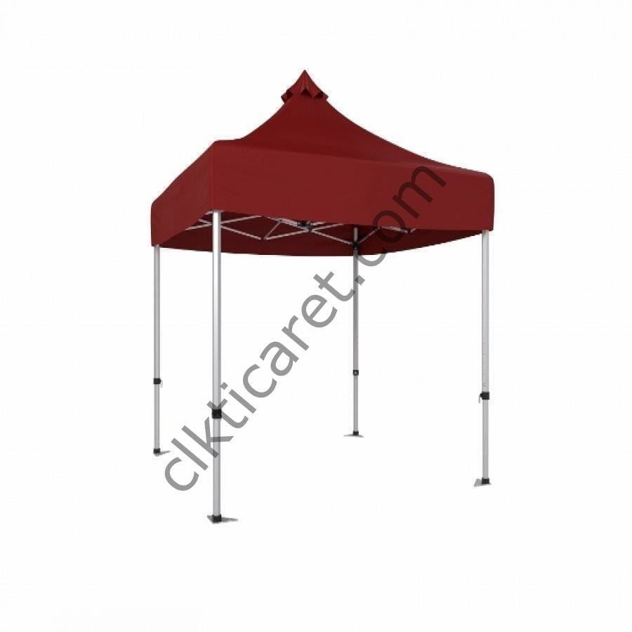 CLK 2x2 Katlanabilir Tente Gazebo Portatif Çadır Bordo
