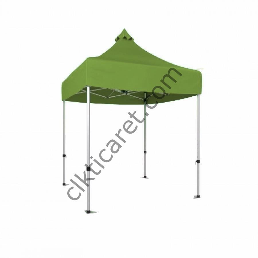 CLK 2x2 Katlanabilir Tente Gazebo Portatif Çadır Haki Askeri Yeşil