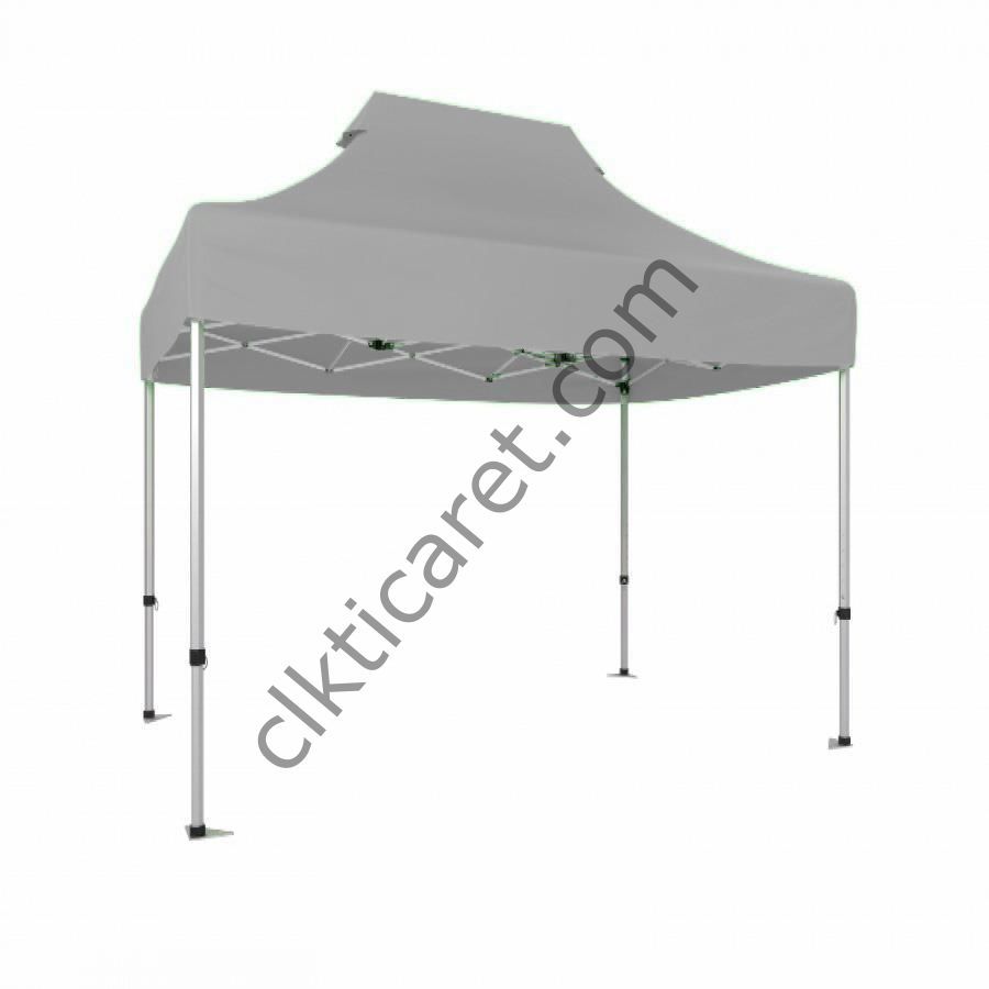 CLK 2x3 Katlanabilir Tente Gazebo Portatif Çadır Açık Gri