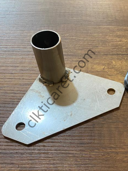 CLK 3x3 52mm Kalın Alüminyum Katlanabilir Tente Gazebo Çadır 4 Yan Kapalı 3 Yarım Duvarlı Çadır Açık Mavi (Turkuaz)