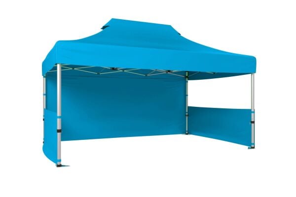 CLK 2,5x3,75 40 mm Katlanabilir Tente Gazebo Çadır 1 Tam Duvar 2 Yarım Duvar